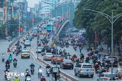 河内试行空气质量早期预报系统。图自越通社