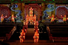 顺化古都传统艺术表演。图自Vietnam+