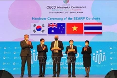 越南担任经济合作与发展组织（OECD）东南亚项目（SEARP）联席主席任期（2022-2025年）。图自越通社