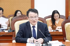 财政部副部长陈国方在会议上发表讲话。图自MOF