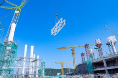 位于安江省富国岛经济特区的富国岛国际机场施工现场。图自越通社