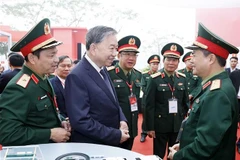 越共中央总书记苏林出席越南首家芯片制造厂动工仪式。图自越通社