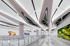 城铁2号线滨城-参良段效果图。图自越通社