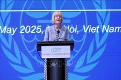澳大利亚驻越南大使吉莉安·伯德。图自越通社