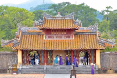 顺化市越南中部地区重点旅游目的地。图自越通社
