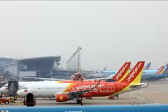 越捷飞机。图自越通社