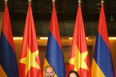 越南国会主席阮氏金银会见亚美尼亚总理帕希尼扬