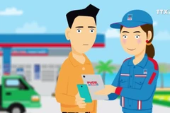 胡志明市部分加油站开始使用自助加油机 