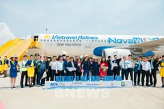 Vietravel航空公司首次开通韩国大邱至庆和省包机航班