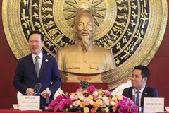 武文赏亲切会见了越南驻中国代表机关干部和工作人员