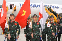 越南人民军救援队完成土耳其救援任务 安全回国