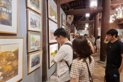 南方水彩画展的多种色彩