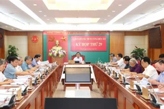 越共中央检查委员会第29次会议：对一些违规的党组织和党员进行纪律处分