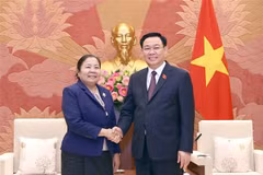 王廷惠会见老挝人民革命党中央组织部部长西赛•乐迪蒙颂一行