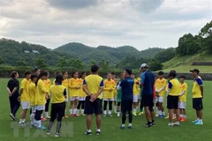 越南U18国家女子足球队赴日本训练