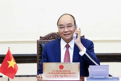 越南国家主席与韩国当选总统通电话