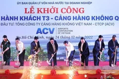 政府总理范明政下令开工兴建新山一国际机场3号航站楼