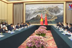 越南政府副总理兼外长裴青山会见中国副主席韩正