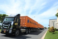 越南和发集团向赫伯罗特公司供应的集装箱。图自越通社