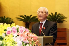 越共中央总书记、国家主席阮富仲在宣誓就职后畅谈肺腑之言