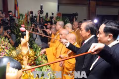 佛历2562年佛诞大典在河内与胡志明市隆重举行