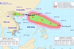 超强台风“山竹”17日将直接影响越南北部沿海各省