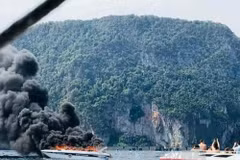 泰国一艘快艇爆炸造成16人受伤