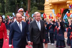 联合国秘书长安东尼奥·古特雷斯对越南进行正式访问