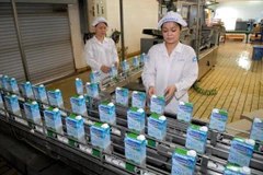 Vinamilk的生产线。图自越通社