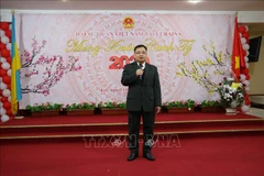 旅外越南人欢聚一堂共迎新春