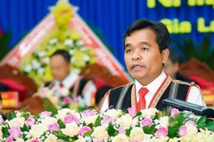 胡文年同志再次当选嘉莱省委书记
