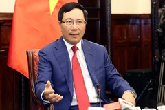 越南政府副总理兼外长范平明会见日本驻越大使