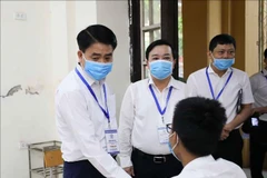 2020年高中毕业考试：越南教育与培训部领导视察胡志明市的考试组织工作