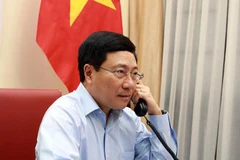 政府副总理兼外长范平明与爱沙尼亚外长通电话