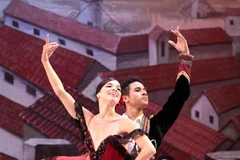 古巴著名芭蕾舞艺术家Viengsay Valdes和Patricio Reve