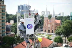 越南移动通信公司赢得5G宽带移动服务供应权竞拍。图自西贡解放报