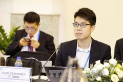 来自中国的代表。（图片来源：越通社）