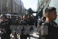 菲律宾警方。（图片来源：EPA/越通社)