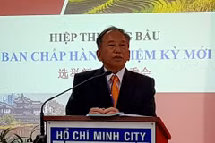  胡志明市越中友好协会第二次大会举行