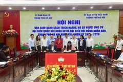 国会与人民议会换届选举：河内市完成选民对候选人的意见征集工作