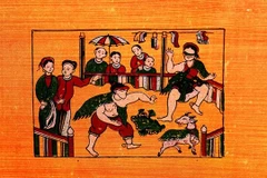 越南民间画引起法国学者的喜爱
