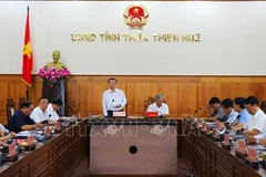 越南国会副主席冯国显在承天顺化省进行实地检查