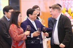 2024甲辰龙年新春降临：范明政总理主持各国驻越外交使团招待会