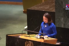 越南国家副主席武氏映春在CSW68上发表讲话