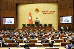 越共中央总书记、国家主席苏林在会议上发表重要讲话。图自越通社