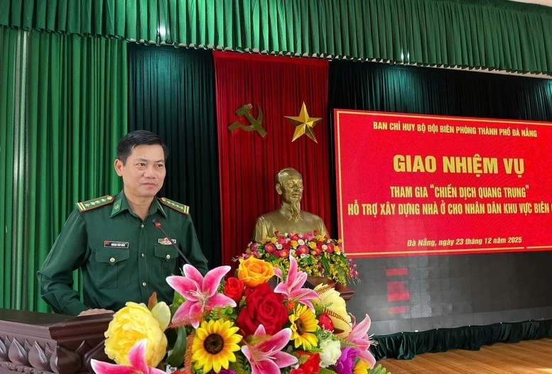 岘港市边防部队政委黄文敏大校。图自政府门户网站