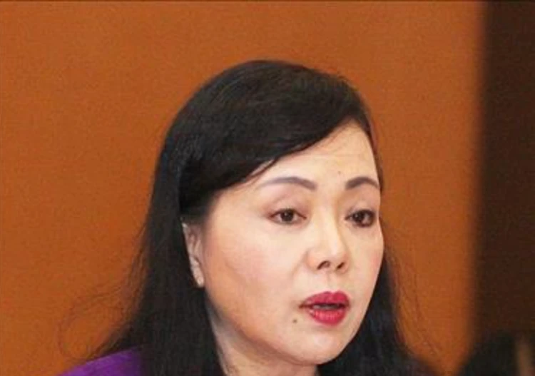 越南原卫生部部长阮氏金进。图自越通社