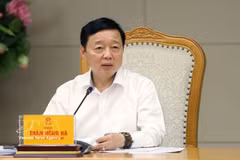 越南政府副总理陈红河主持召开国家打击非法、不报告、不受管制（IUU）捕捞指导委员会第33次会议。图自越通社