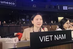 越南常驻联合国教科文组织代表团团长阮氏云英大使。图自越通社