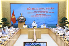 越南政府总理黎明兴主持召开交通运输领域国家重点工程项目指导委员会2026年上半年工作总结会议。图自越通社